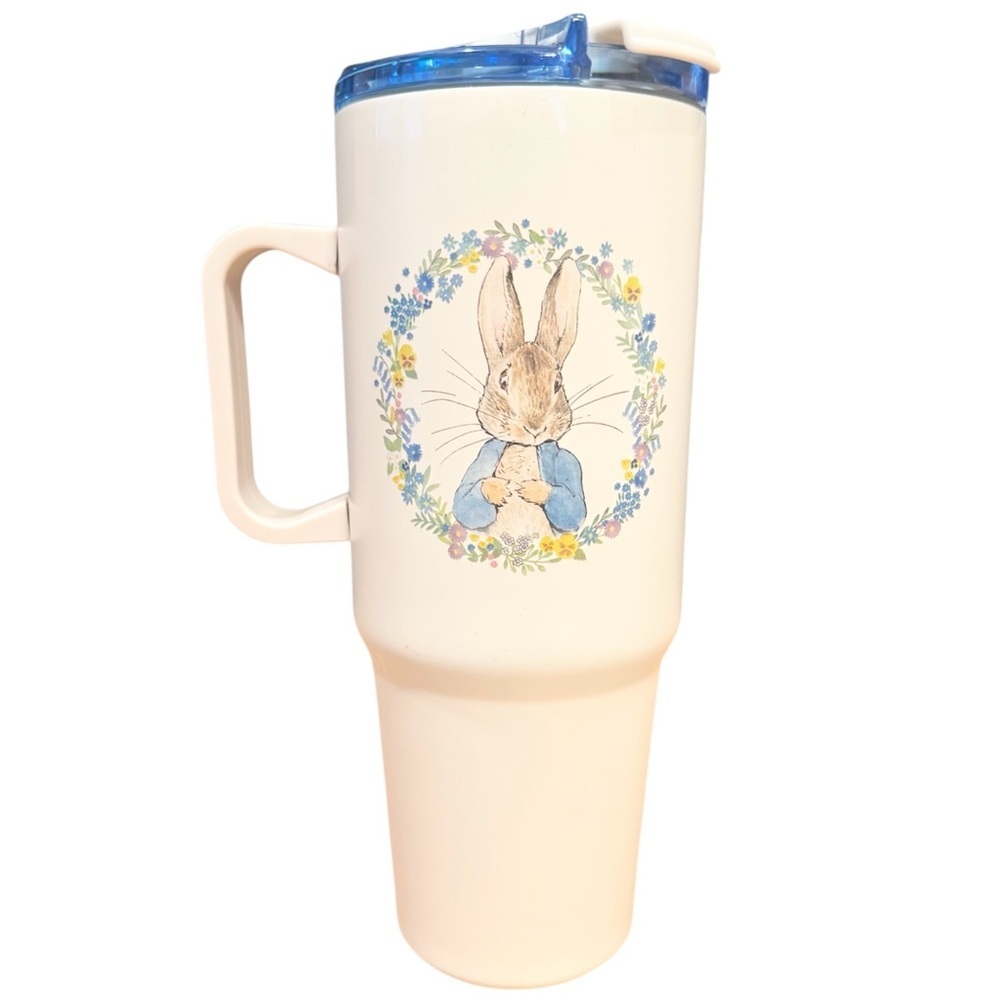 NEW Peter Rabbit Tumbler Cream Blue Stanley Style
